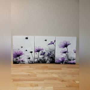 Purple Flower Wall Art
